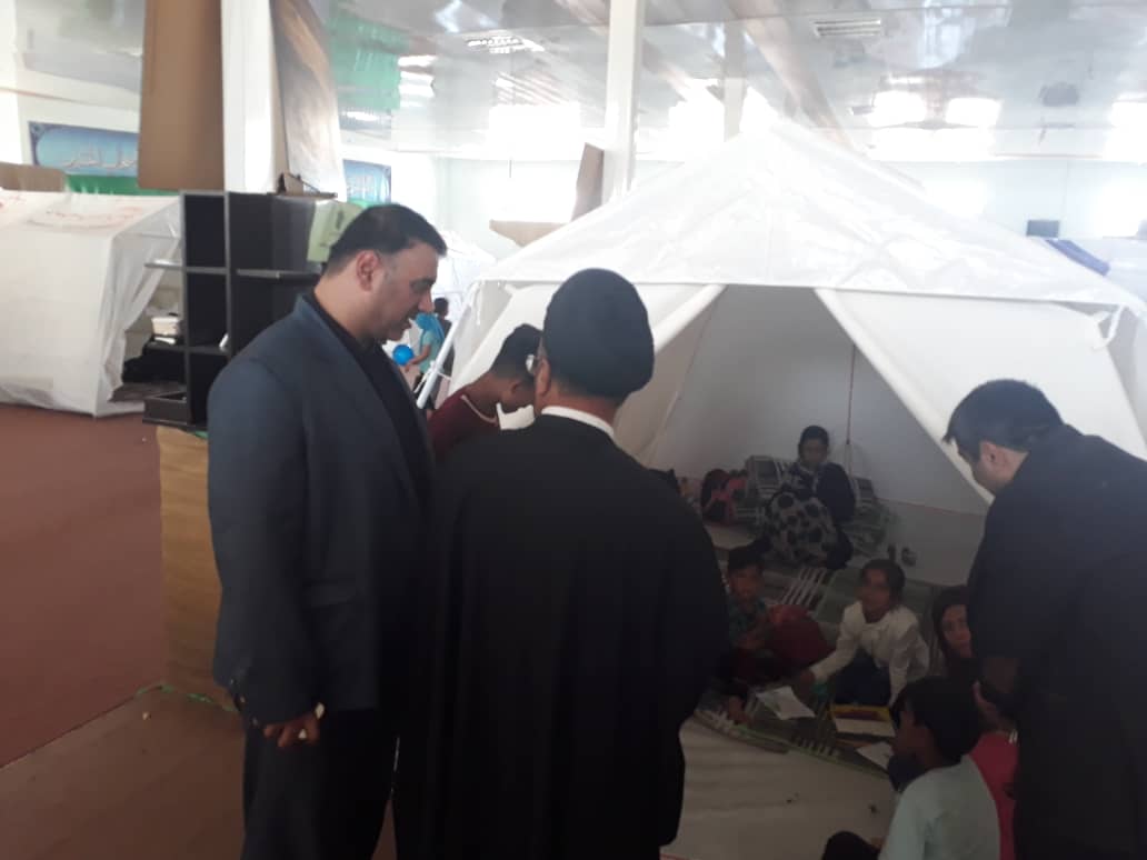 گزارش تصویری از بازدید رئیس دادگستری شهرستان حمیدیه از مردم سیل زده